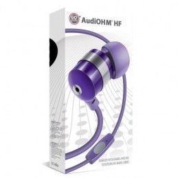 ACCESSORY POWER - GOgroove audiOHM HF Ecouteurs Intra Auriculaires Violet