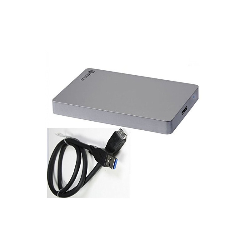 Memup Boitier USB 3 pour disque dur externe 2,5" SATA ou SSD - compatible USB 2