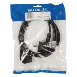 Câble d'alimentation coudé pour PC, moniteur et onduleur (1.8 m)