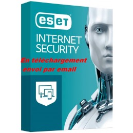 ESET Internet Security 2022 ESD 1 APP - 1 an Licence officielle envoi par email