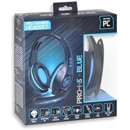 Casque Gaming Gamer PS4 Xbox One S PC Micro Pro Anti Bruit Jeux Stéréo -  Bleu/ bleu foncé au meilleur prix