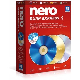 BOITE NERO Burn Express 4 - français espagnol italien anglais
