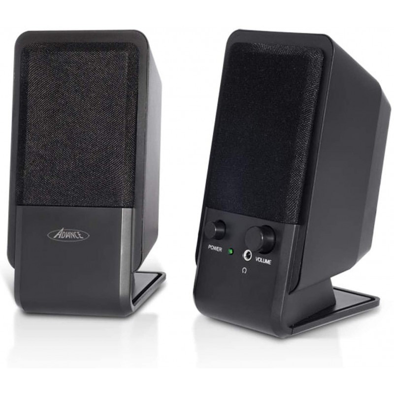 Advance - Enceinte Multimédia SoundPhonic 2.0 - 4W RMS pour Ordinateur Portable  - Noir