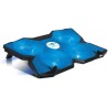 Refroidisseur AirBlade 17" LED Bleu ventilateur silencieux de 120mm, variateur de vitesse, 3 positions d'inclinaison - SOG
