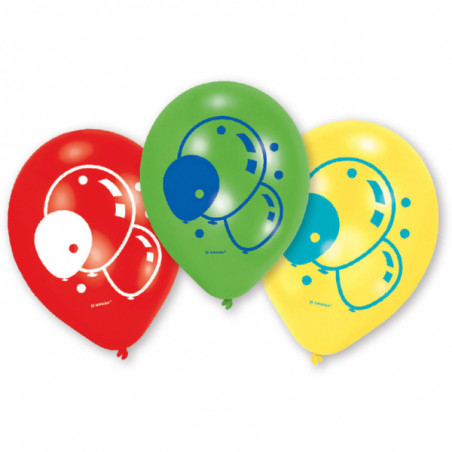 AMSCAN - Lot 6 Ballons à gonfler Balloons - Ballons