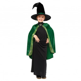 Déguisement Costume enfant Professeur McGonagall - robe chapeau et cape - taille 6-8 ans - AMSCAN