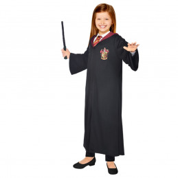 Déguisement Costume enfant Kit Hermione Robe + baguette taille 6-8 ans - AMSCAN