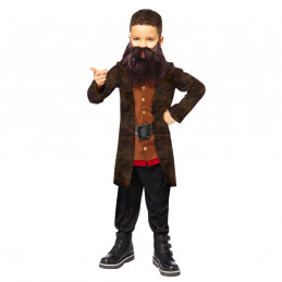 Déguisement Costume enfant Hagrid - Top, pantalon, barbe - taille 6-8 ans - AMSCAN