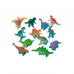12 Dinosaures en plastique...