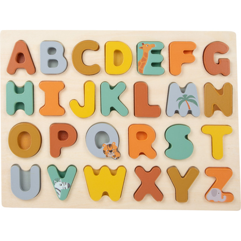 Affiche 2 - Alphabet en LSF pour enfants (Safari)