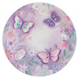 Lot 8 assiettes jetables...