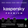 Kaspersky Premium 2023 - Multidevice 1 App 1 An 1 coffre - PC Mac Android iOS - Ed Française Licence officielle par mail - ESD