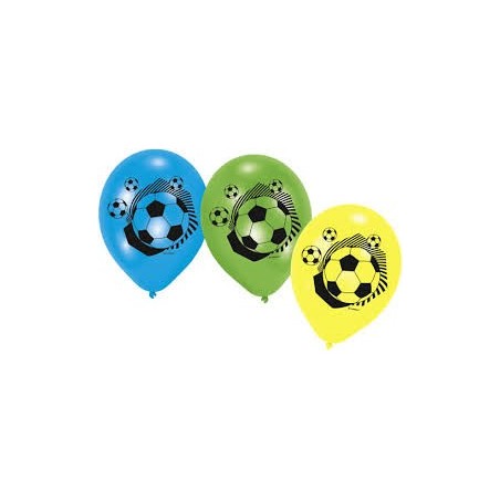 AMSCAN - Lot 6 Ballons à gonfler Football Party 2