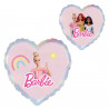 1 Ballon décoratif coeur en Alu à gonfler hélium Barbie Coeur env 45cm - Anagram