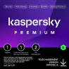 Kaspersky Premium 2023 - Multidevice 1 App  2 ans 1 coffre - PC Mac Android iOS - Ed Française Licence officielle par mail - ESD