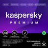 Kaspersky Premium 2023 Multidevice 20 App 2 Ans 10 coffres - PC Mac Android iOS -Ed Française Licence officielle par mail - ESD
