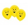 Lot 6 Ballons à gonfler Sunny soleil - Smiley Emoji - Riethmuller