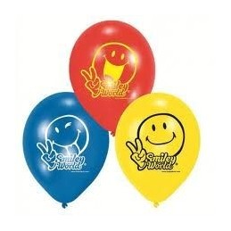 Riethmuller - Lot 6 Ballons à gonfler Smiley Comics