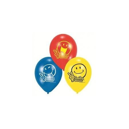 Riethmuller - Lot 6 Ballons à gonfler Smiley Comics