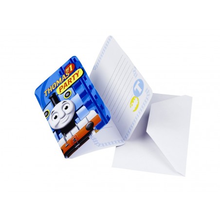Riethmuller - Lot 6 Cartes invitation + enveloppes Thomas & Friends