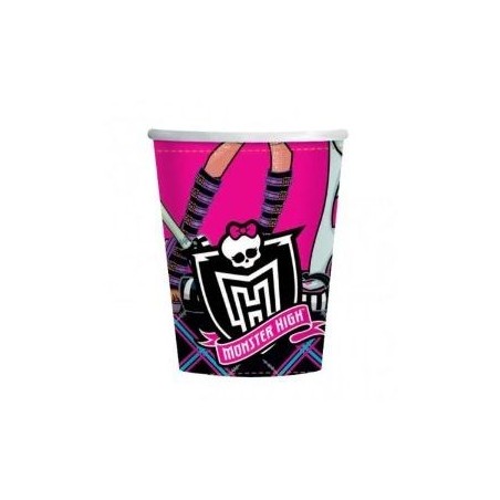 Riethmuller - Lot 8 gobelets en carton Monster High