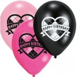 Riethmuller - Lot 6 Ballons à gonfler Monster High Happy Birthday