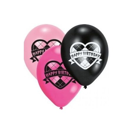 Riethmuller - Lot 6 Ballons à gonfler Monster High Happy Birthday
