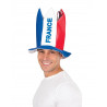 Chapeau Bouffon FRANCE Bleu Blanc Rouge petites clochettes - Parfait pour les supporters des équipes de France  - P'tit Clown