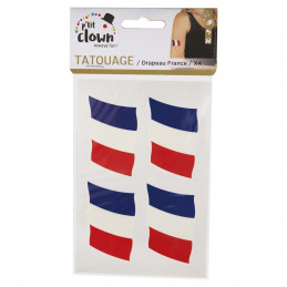 Lot de 4 Tatouage drapeau...