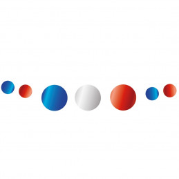 Guirlande 5m disque papier...