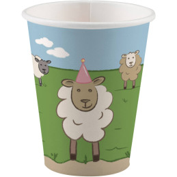 Lot 8 gobelets 250ml en...